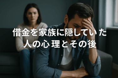 借金を家族に隠していた人の心理とその後：罪悪感・開示・修復のステップ